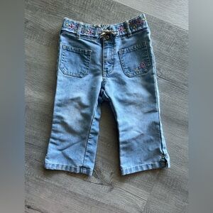Vintage Old Navy Kids Jeans with Floral Details